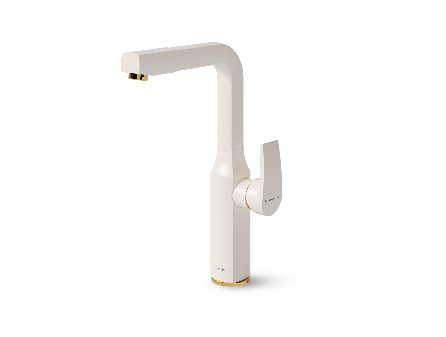 شیر آشپزخانه مدل یونیک پلاس شیری طلا